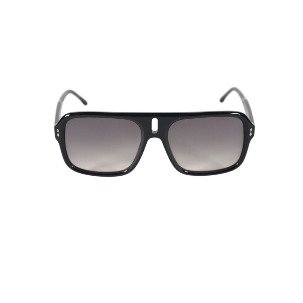 Isabel Marant Square Designer Sunglasses - Shiny Black / Grey Gradient - NWT - Picture 7 of 10